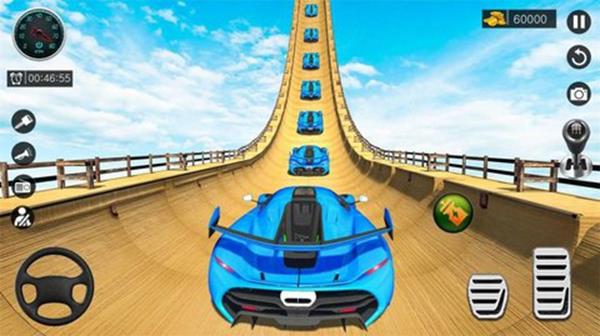 巨型坡道汽车疯狂特技游戏下载