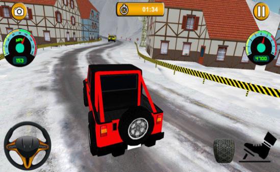 雪地吉普车模拟器游戏下载
